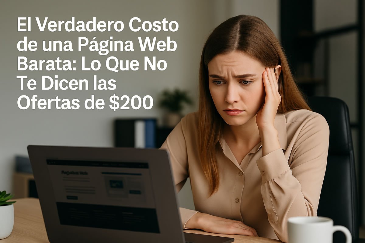 El Verdadero Costo de una Página Web Barata: Lo Que No Te Dicen las Ofertas de $200